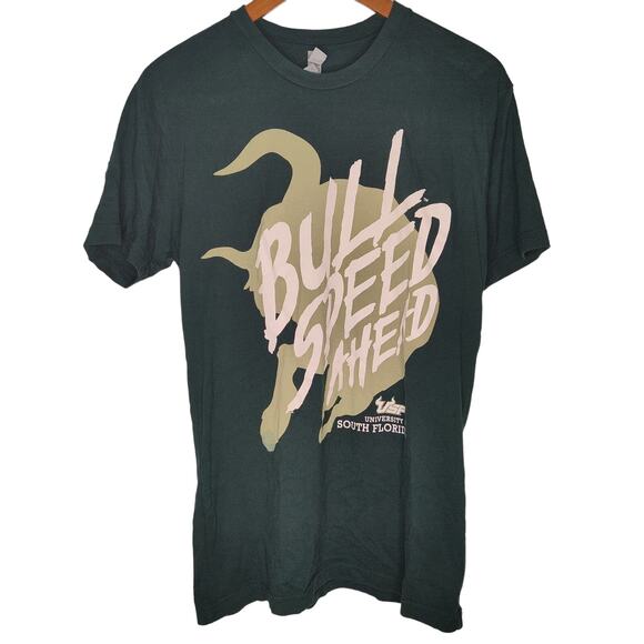 USF University of South Florida Bull Speed Ahead t-shirt Bulls Small - Picture 1 of 6